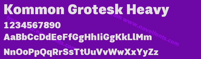 Kommon Grotesk HeavyPreview Kommon Grotesk HeavyPreview