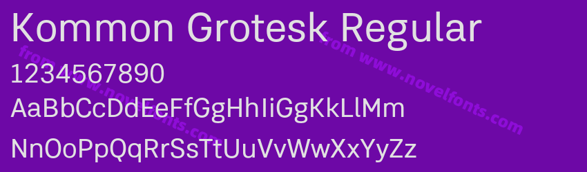 Kommon Grotesk RegularPreview Kommon Grotesk RegularPreview