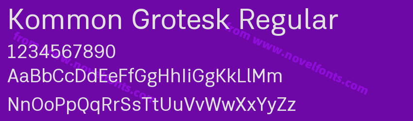 Kommon Grotesk RegularPreview Kommon Grotesk RegularPreview