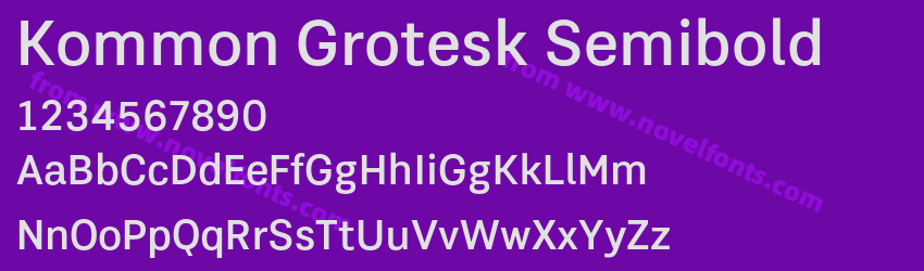 Kommon Grotesk SemiboldPreview Kommon Grotesk SemiboldPreview