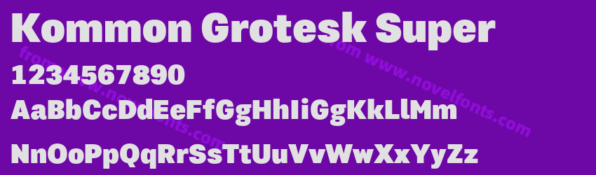 Kommon Grotesk SuperPreview Kommon Grotesk SuperPreview