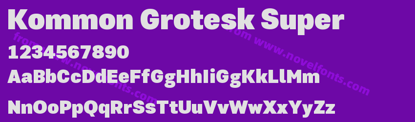 Kommon Grotesk SuperPreview Kommon Grotesk SuperPreview