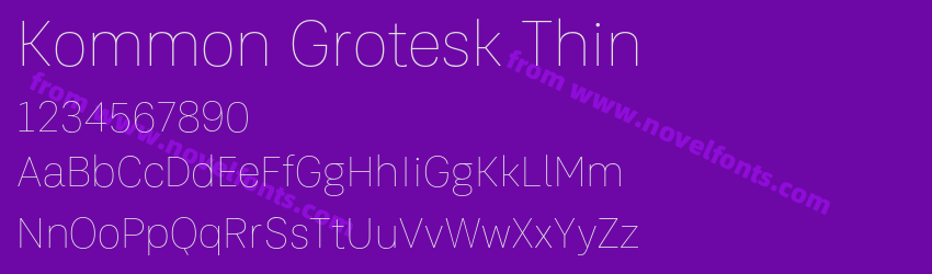 Kommon Grotesk ThinPreview Kommon Grotesk ThinPreview