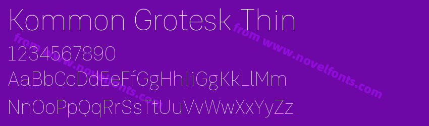 Kommon Grotesk ThinPreview Kommon Grotesk ThinPreview