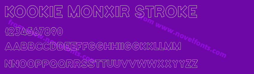 Kookie Monxir StrokePreview Kookie Monxir StrokePreview
