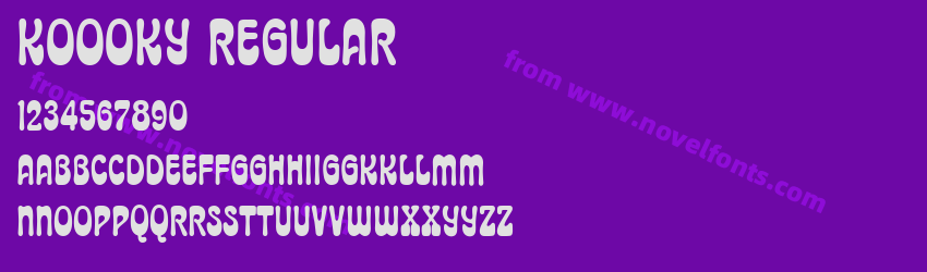 Koooky RegularPreview Koooky RegularPreview