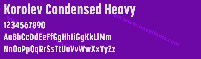Korolev Condensed HeavyPreview Korolev Condensed HeavyPreview