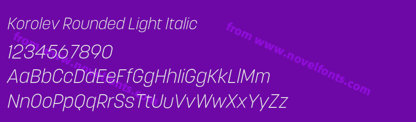 Korolev Rounded Light ItalicPreview Korolev Rounded Light ItalicPreview