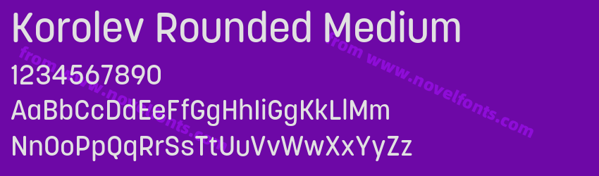 Korolev Rounded MediumPreview Korolev Rounded MediumPreview