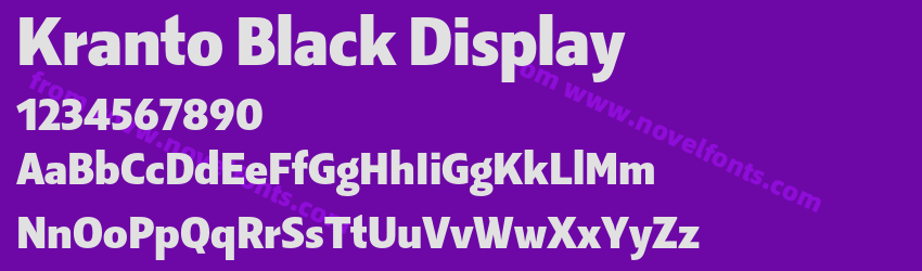 Kranto Black DisplayPreview Kranto Black DisplayPreview
