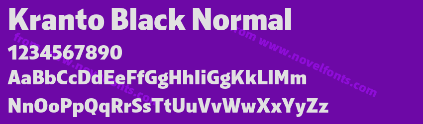 Kranto Black NormalPreview Kranto Black NormalPreview