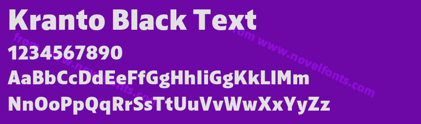 Kranto Black TextPreview Kranto Black TextPreview