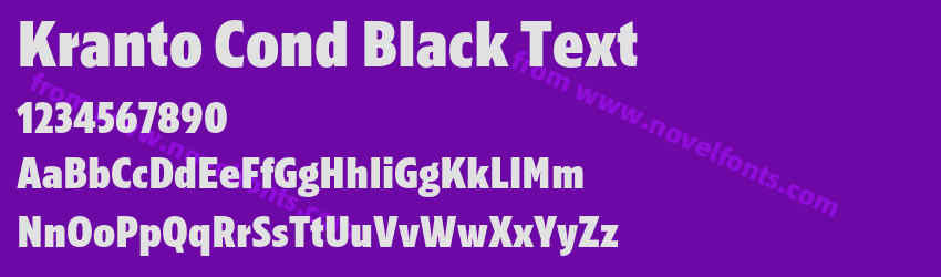 Kranto Cond Black TextPreview Kranto Cond Black TextPreview