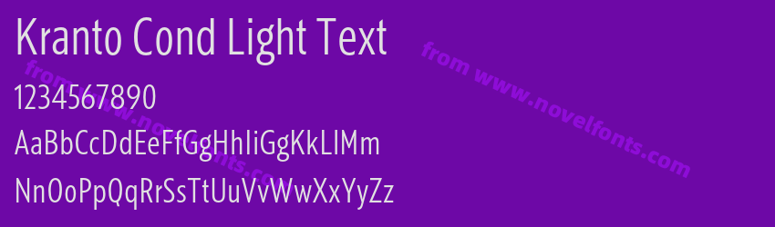 Kranto Cond Light TextPreview Kranto Cond Light TextPreview