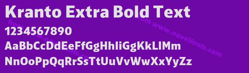 Kranto Extra Bold TextPreview Kranto Extra Bold TextPreview