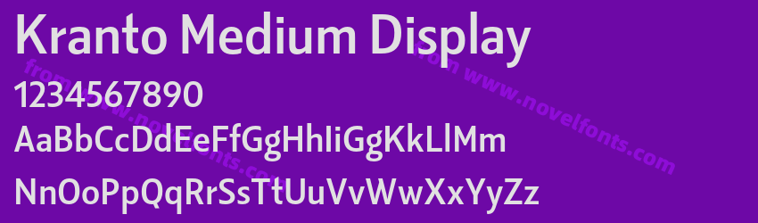 Kranto Medium DisplayPreview Kranto Medium DisplayPreview