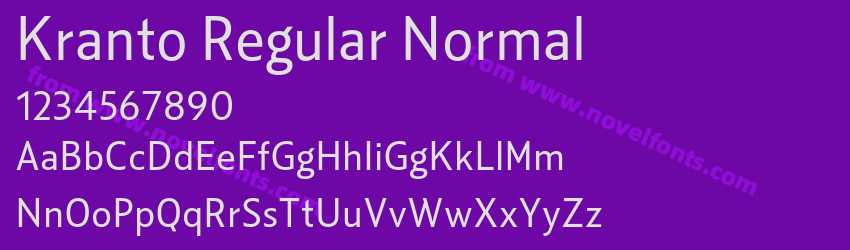 Kranto Regular NormalPreview Kranto Regular NormalPreview
