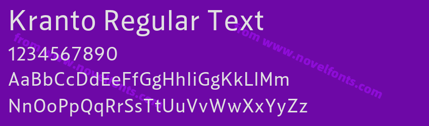 Kranto Regular TextPreview Kranto Regular TextPreview