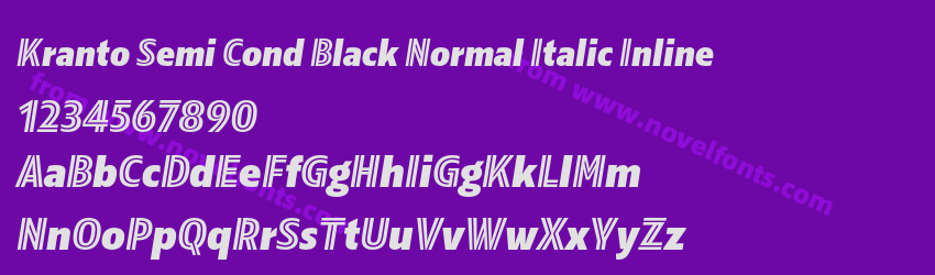 Kranto Semi Cond Black Normal Italic InlinePreview Kranto Semi Cond Black Normal Italic InlinePreview