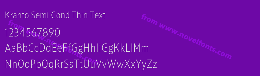 Kranto Semi Cond Thin TextPreview Kranto Semi Cond Thin TextPreview