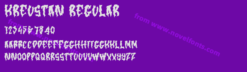 Kreustan RegularPreview Kreustan RegularPreview