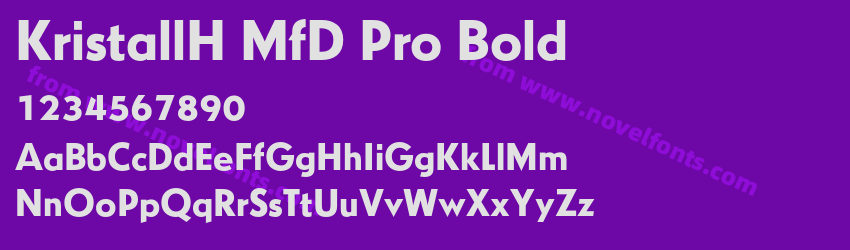 KristallH MfD Pro BoldPreview KristallH MfD Pro BoldPreview