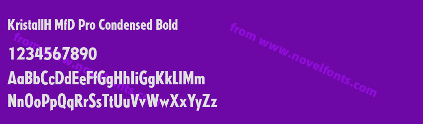 KristallH MfD Pro Condensed BoldPreview KristallH MfD Pro Condensed BoldPreview
