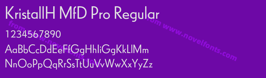 KristallH MfD Pro RegularPreview KristallH MfD Pro RegularPreview
