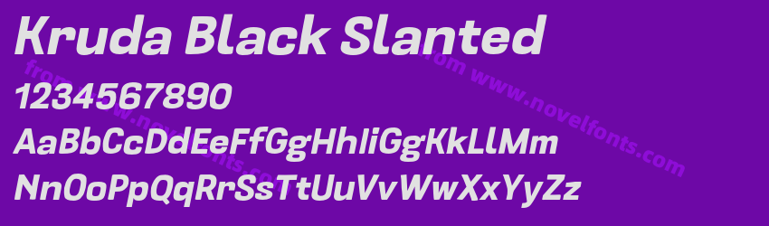 Kruda Black SlantedPreview Kruda Black SlantedPreview