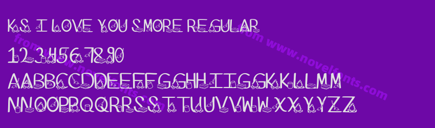Ks I Love You Smore RegularPreview Ks I Love You Smore RegularPreview