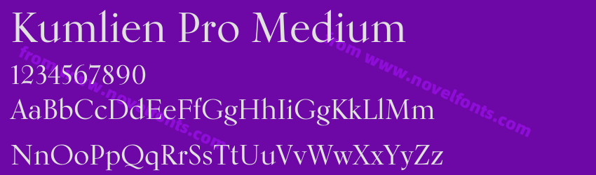 Kumlien Pro MediumPreview Kumlien Pro MediumPreview