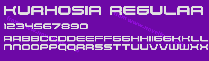 Kurhosia RegularPreview Kurhosia RegularPreview