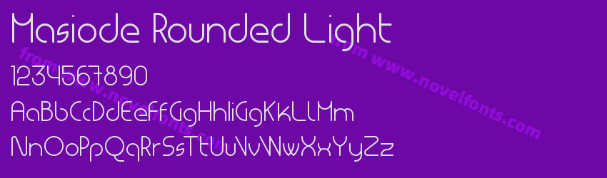 Masiode Rounded LightPreview