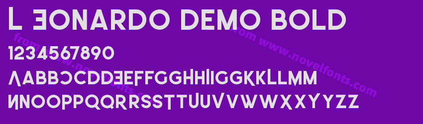 L Eonardo Demo BoldPreview L Eonardo Demo BoldPreview
