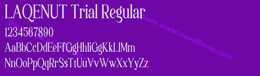 LAQENUT Trial RegularPreview LAQENUT Trial RegularPreview