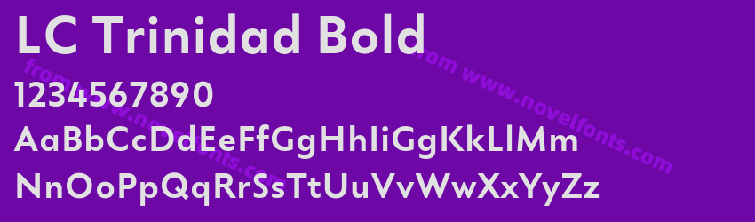 LC Trinidad BoldPreview LC Trinidad BoldPreview