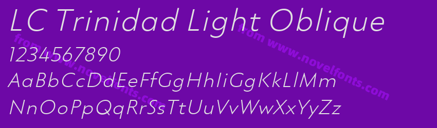 LC Trinidad Light ObliquePreview LC Trinidad Light ObliquePreview