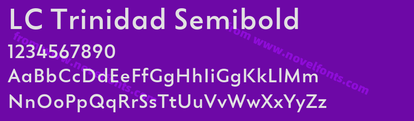 LC Trinidad SemiboldPreview LC Trinidad SemiboldPreview