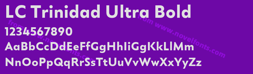 LC Trinidad Ultra BoldPreview LC Trinidad Ultra BoldPreview