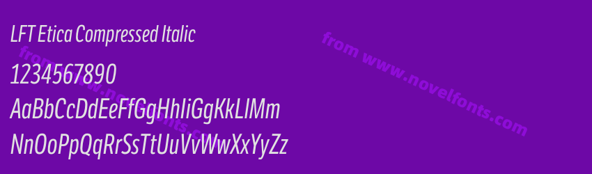 LFT Etica Compressed ItalicPreview LFT Etica Compressed ItalicPreview