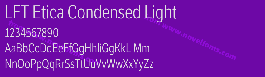LFT Etica Condensed LightPreview LFT Etica Condensed LightPreview
