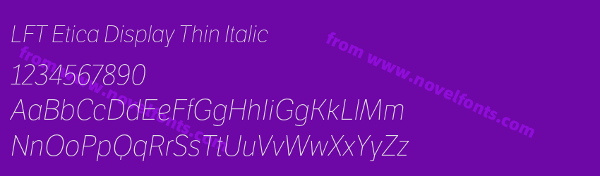 LFT Etica Display Thin ItalicPreview LFT Etica Display Thin ItalicPreview