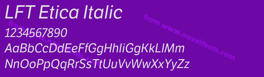 LFT Etica ItalicPreview LFT Etica ItalicPreview