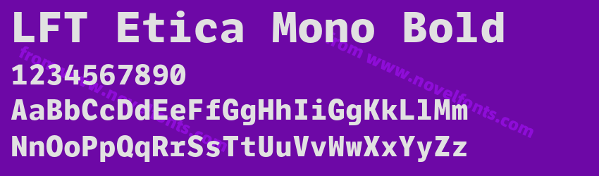 LFT Etica Mono BoldPreview LFT Etica Mono BoldPreview