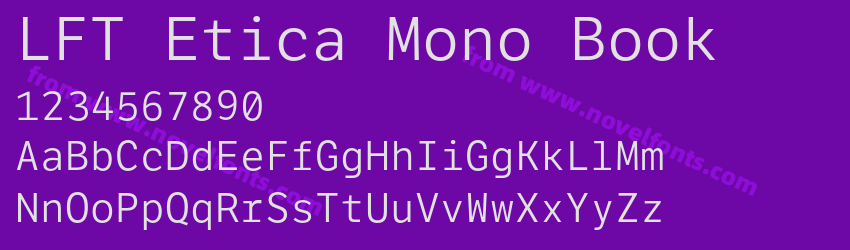 LFT Etica Mono BookPreview LFT Etica Mono BookPreview