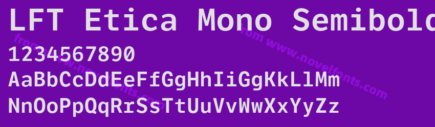 LFT Etica Mono SemiboldPreview LFT Etica Mono SemiboldPreview