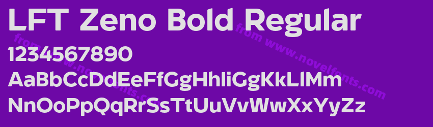 LFT Zeno Bold RegularPreview LFT Zeno Bold RegularPreview