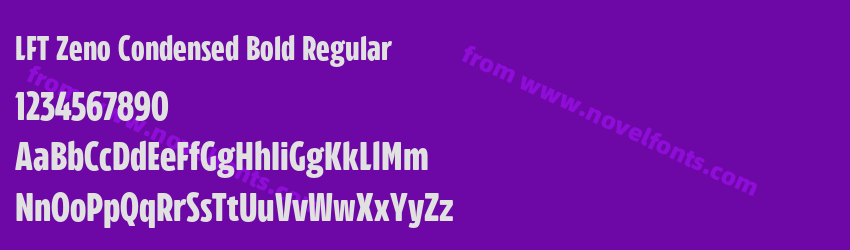 LFT Zeno Condensed Bold RegularPreview LFT Zeno Condensed Bold RegularPreview