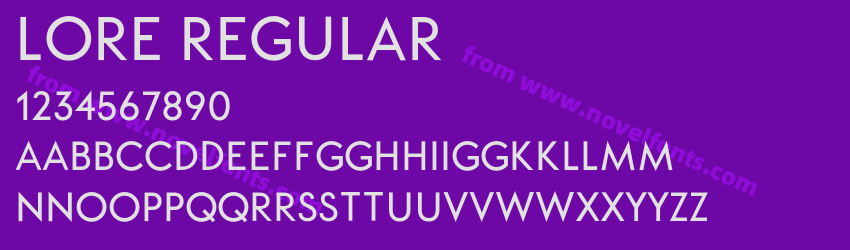 LORE RegularPreview LORE RegularPreview