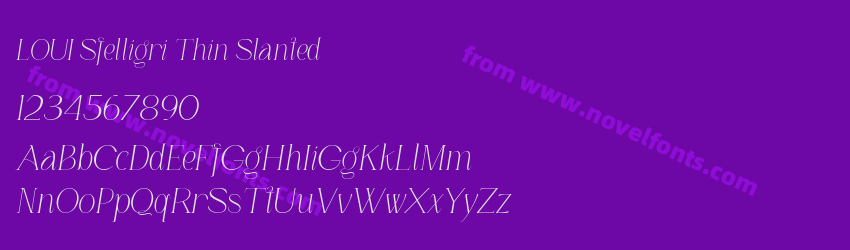LOUI Sfelligri Thin SlantedPreview LOUI Sfelligri Thin SlantedPreview